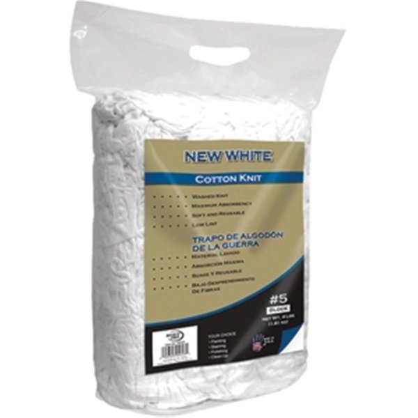 Merit Pro 53 Block White Cotton Knit Wiping Cloth 094325000531